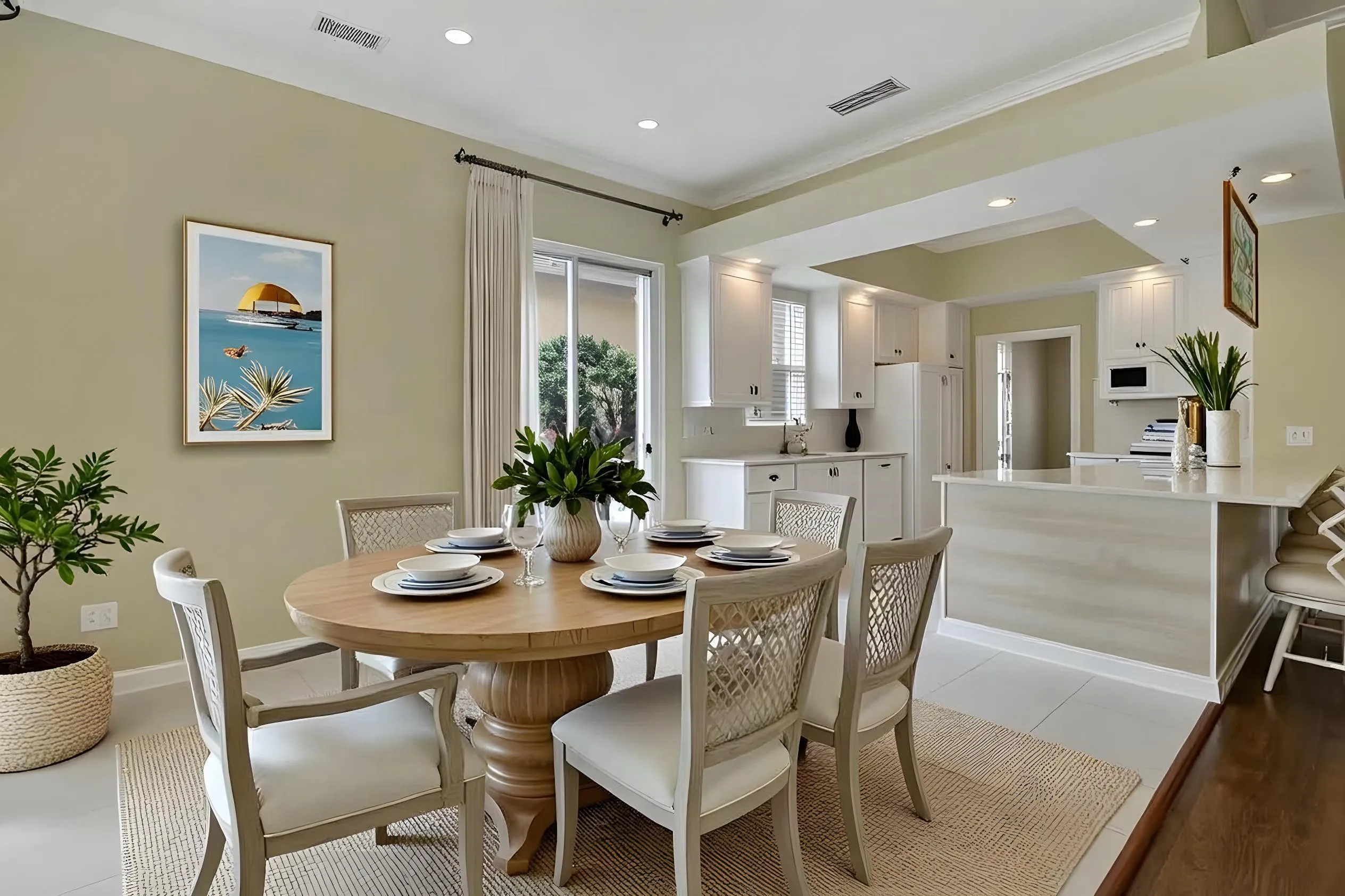 VIRTUALLY STAGED DINING AREA