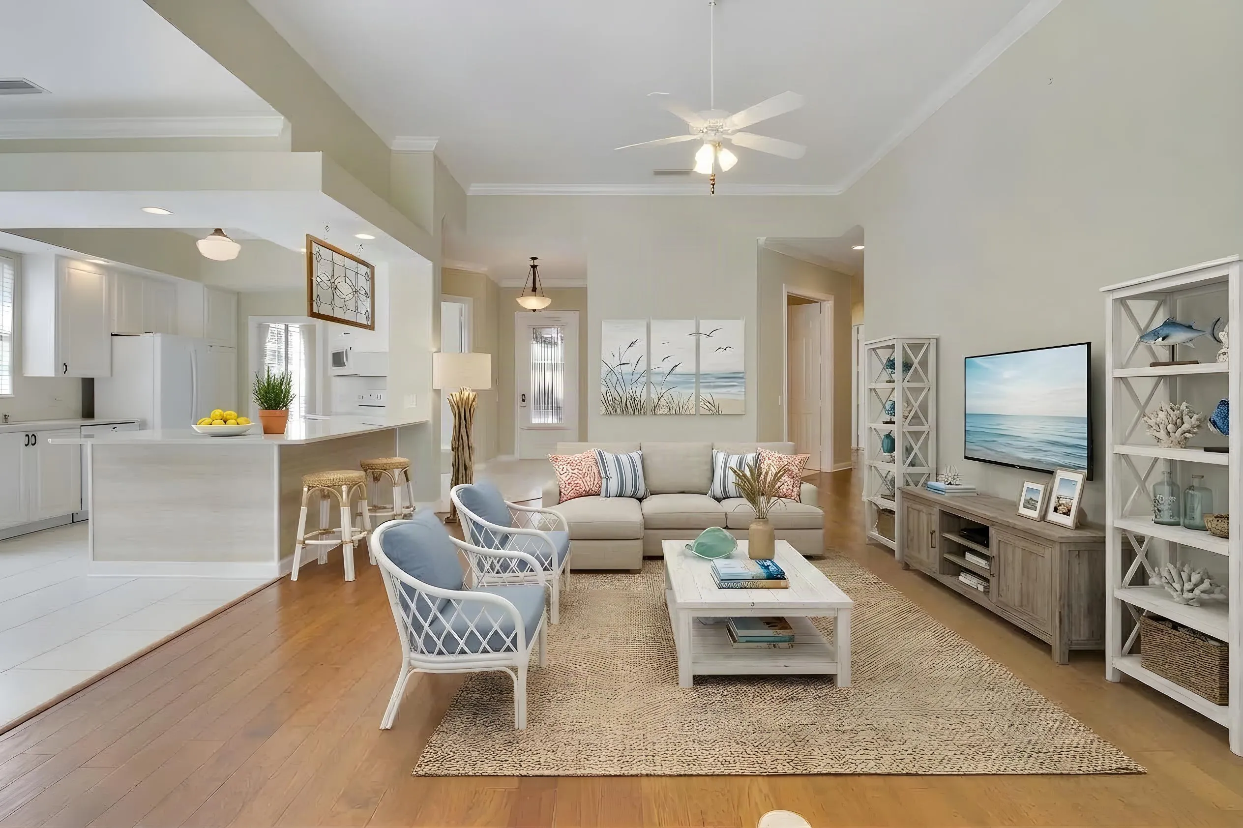Virtually Staged Living Area