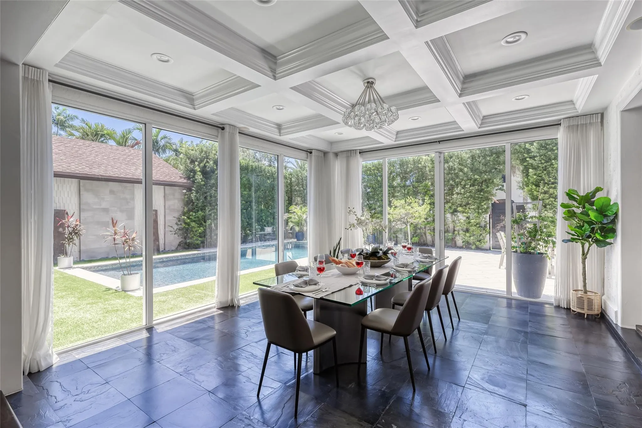 Open Layout Dining Area