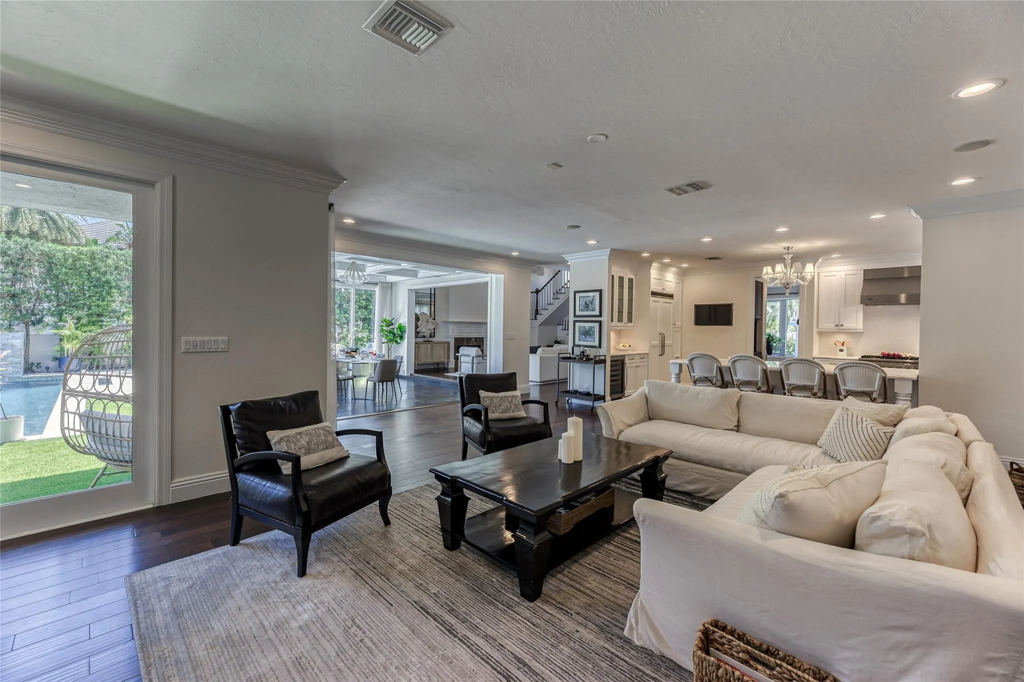 Family Room off Chef's Kitchen
