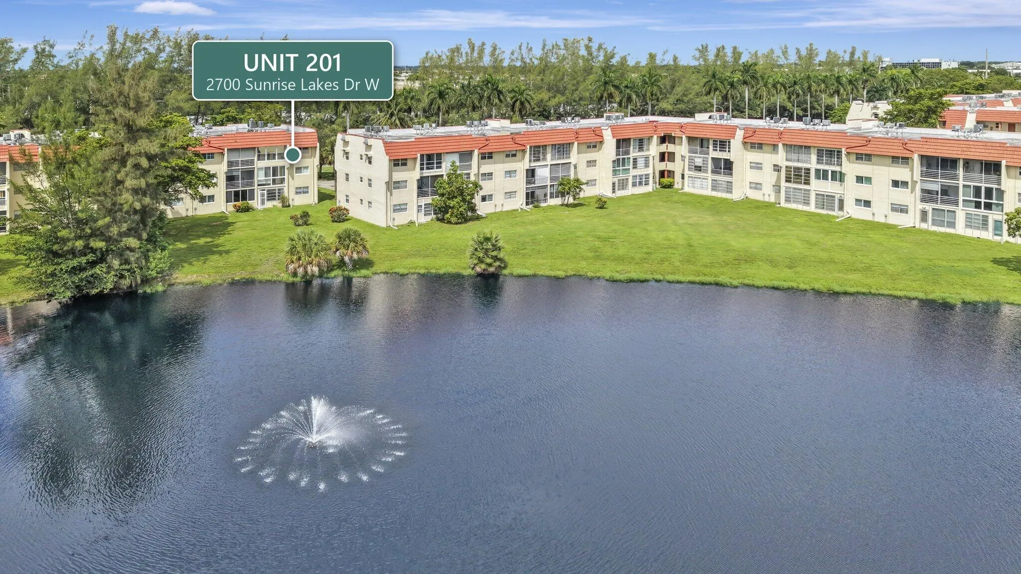 End Unit With Lake View