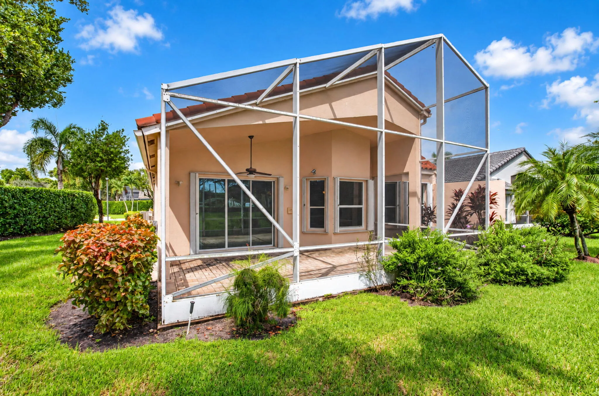 SCREENED AND COVERED LANAI