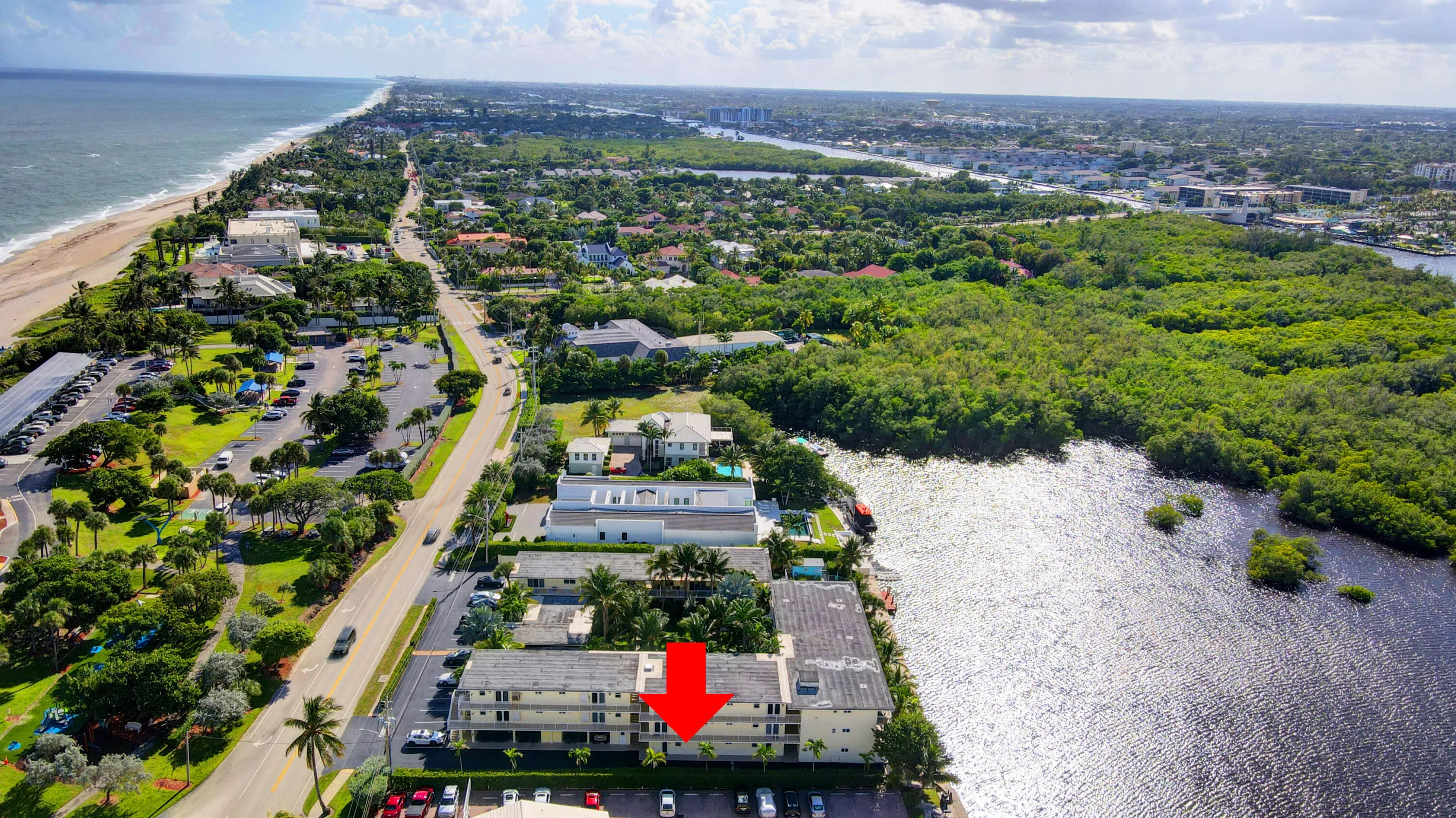 Aerial South