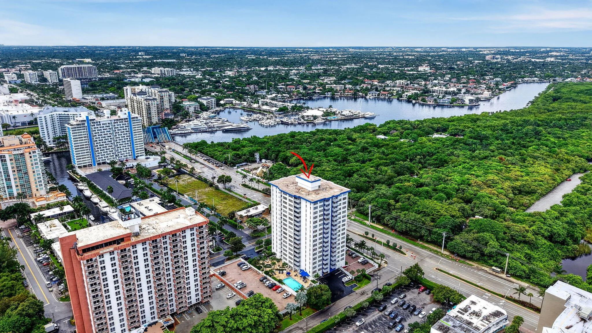 Aerial View of Carlton Tower