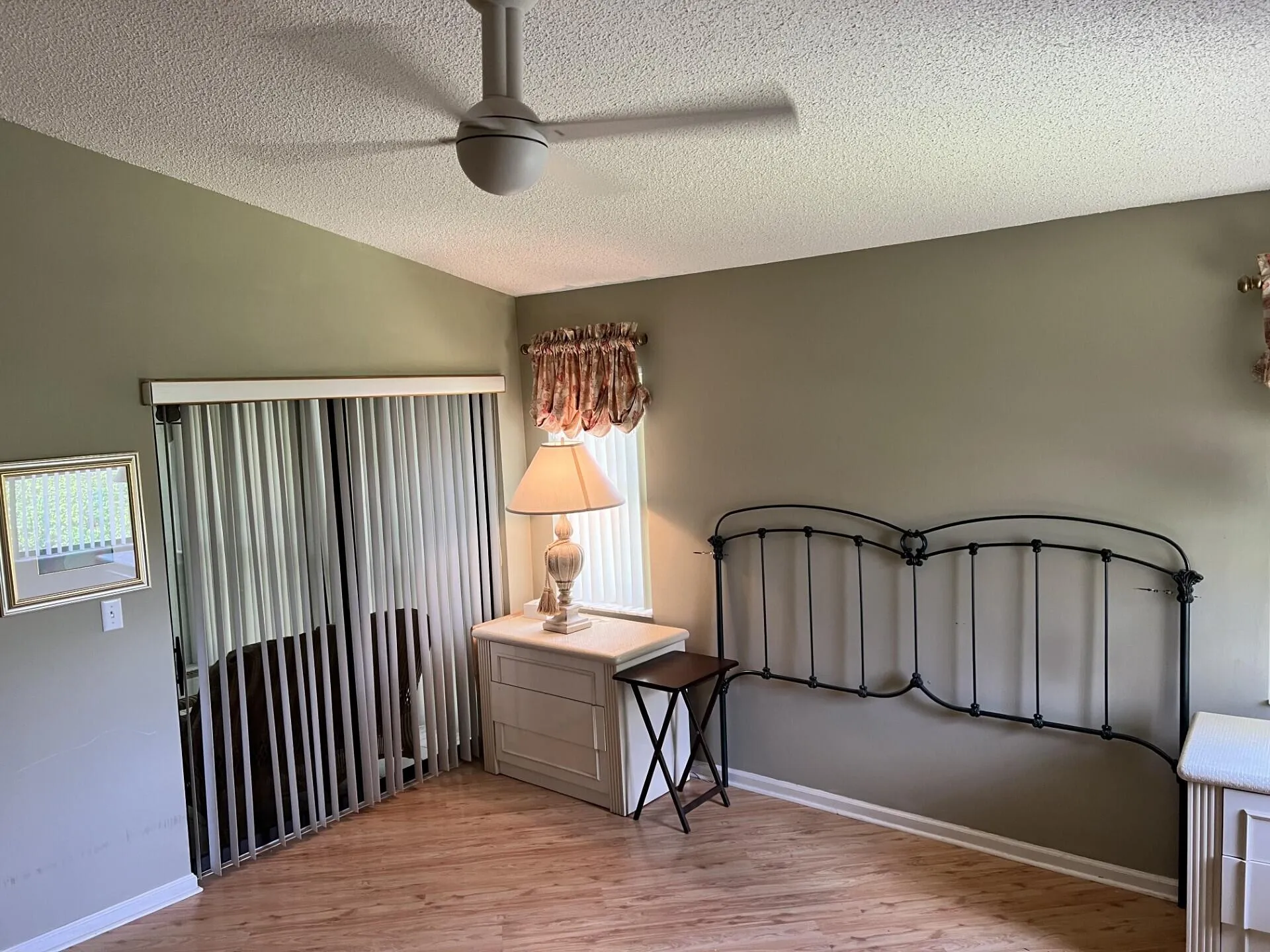 Slider from master to balcony
