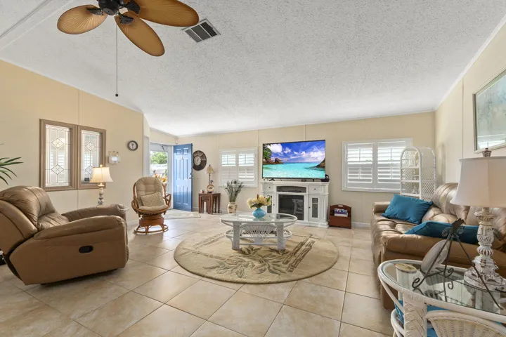 LIVING ROOM - TILE THROUGHOUT HOME