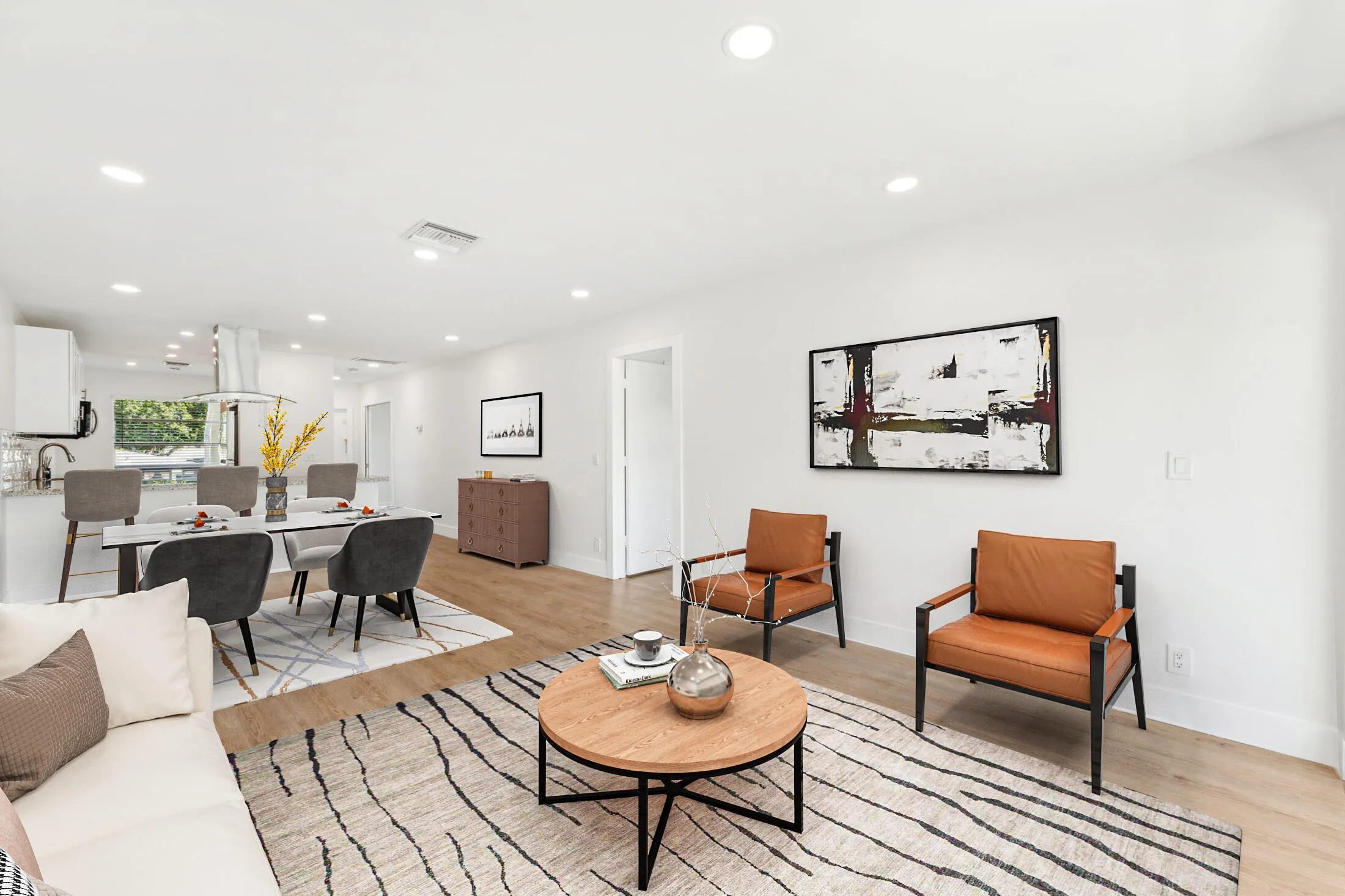 Virtually Stage Living Area