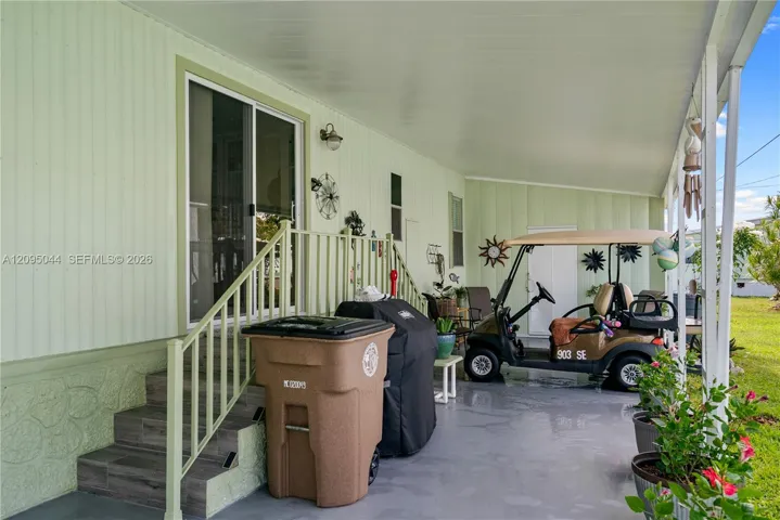 Carport Entrance