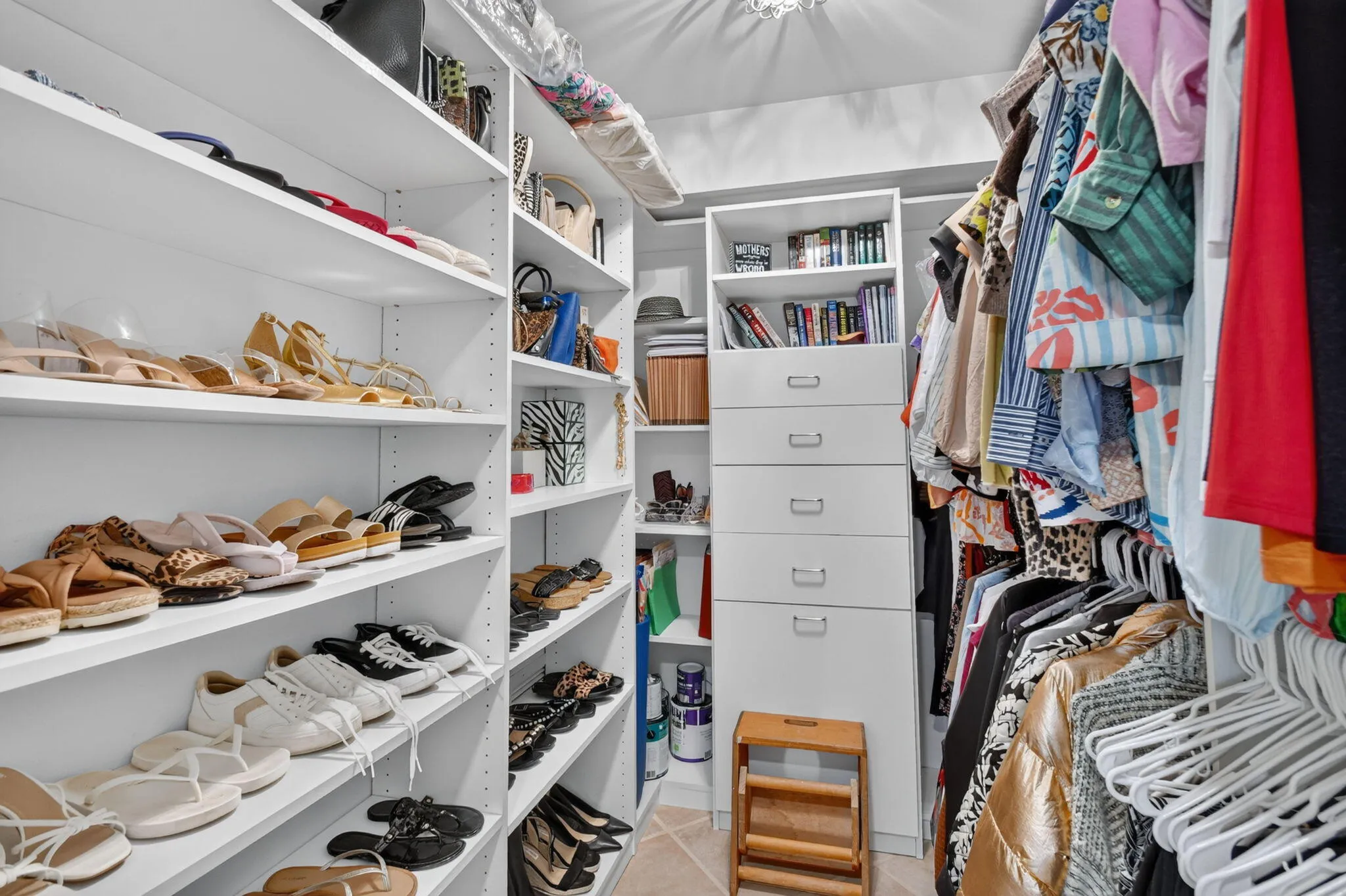 Fabulous outfitted closet