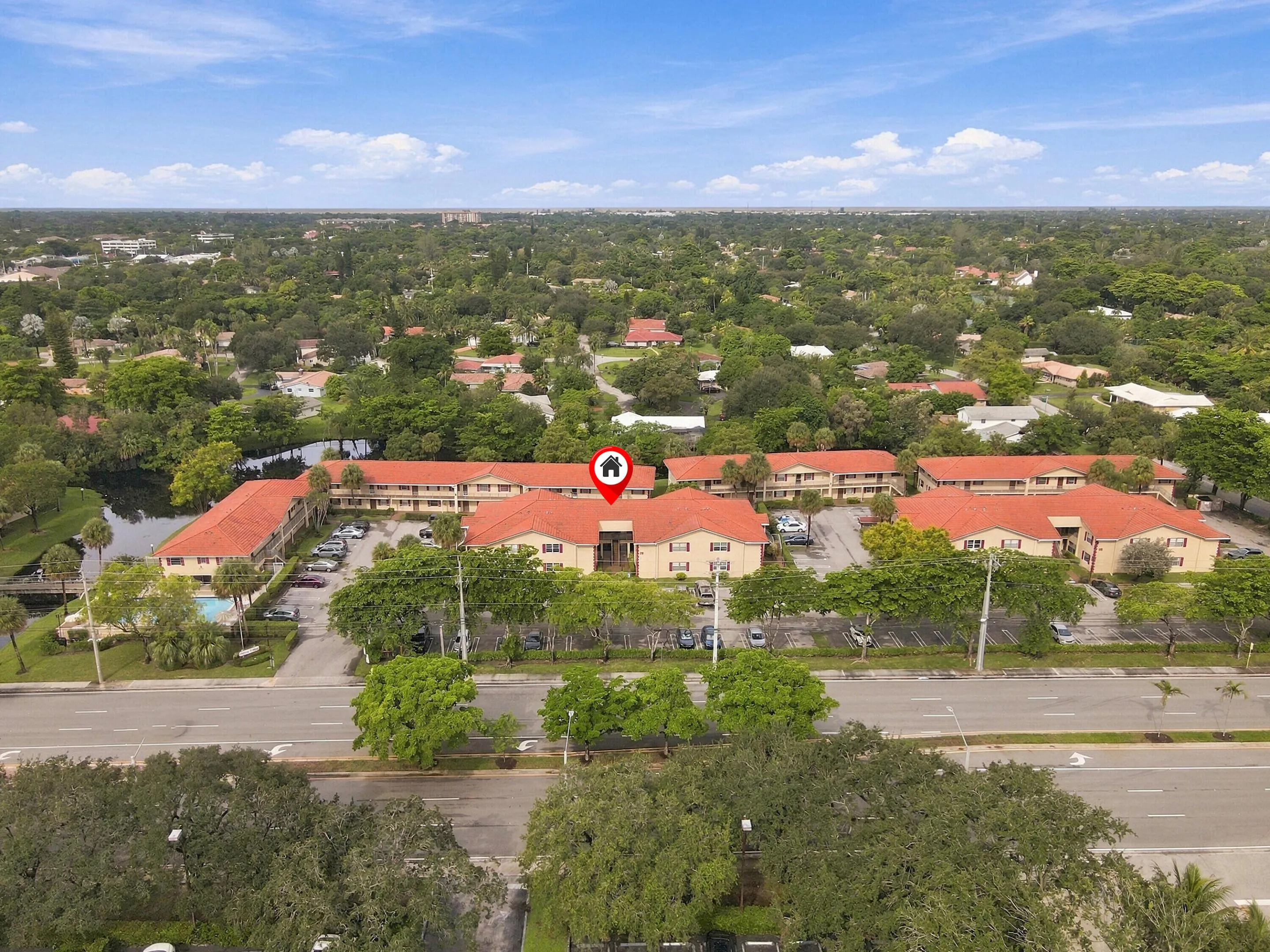 Aerial Neighborhood View