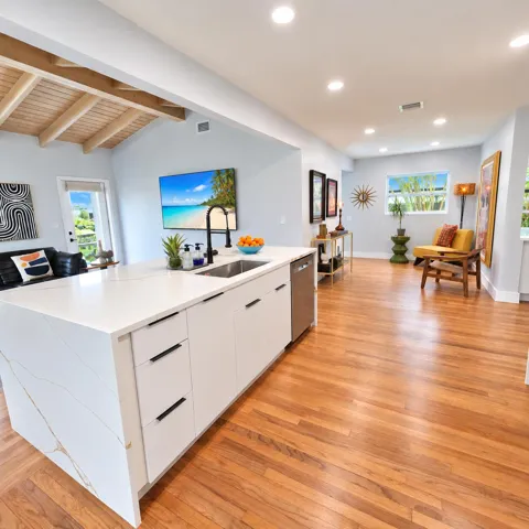 VIEW OF KITCHEN AREA