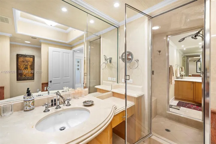 His master bathroom