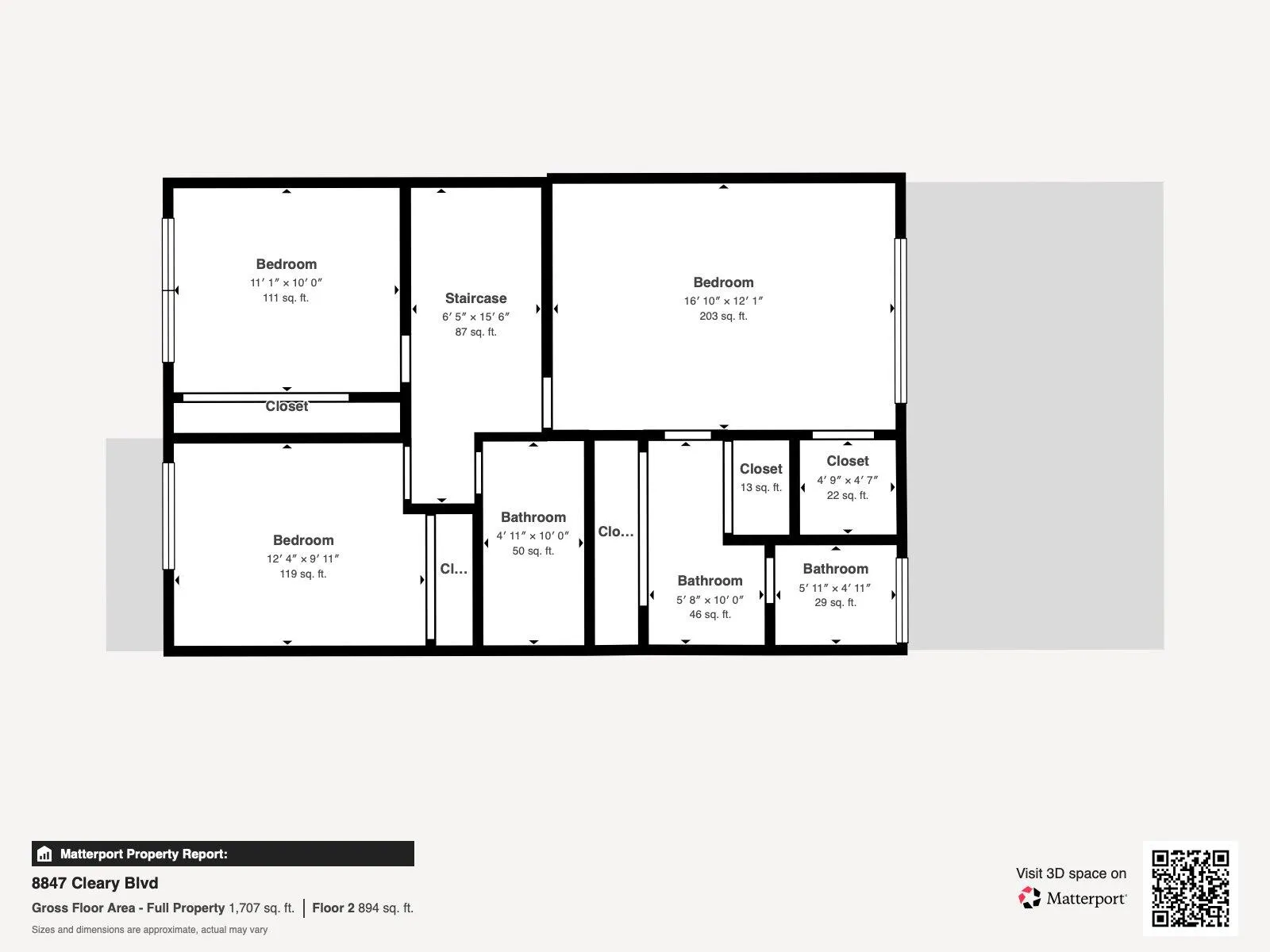 floorplan8847 Cleary Blvd - Floor 2