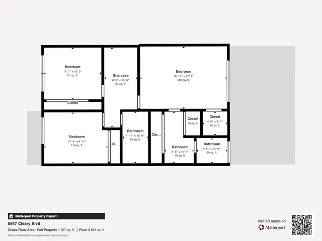 floorplan8847 Cleary Blvd - Floor 2