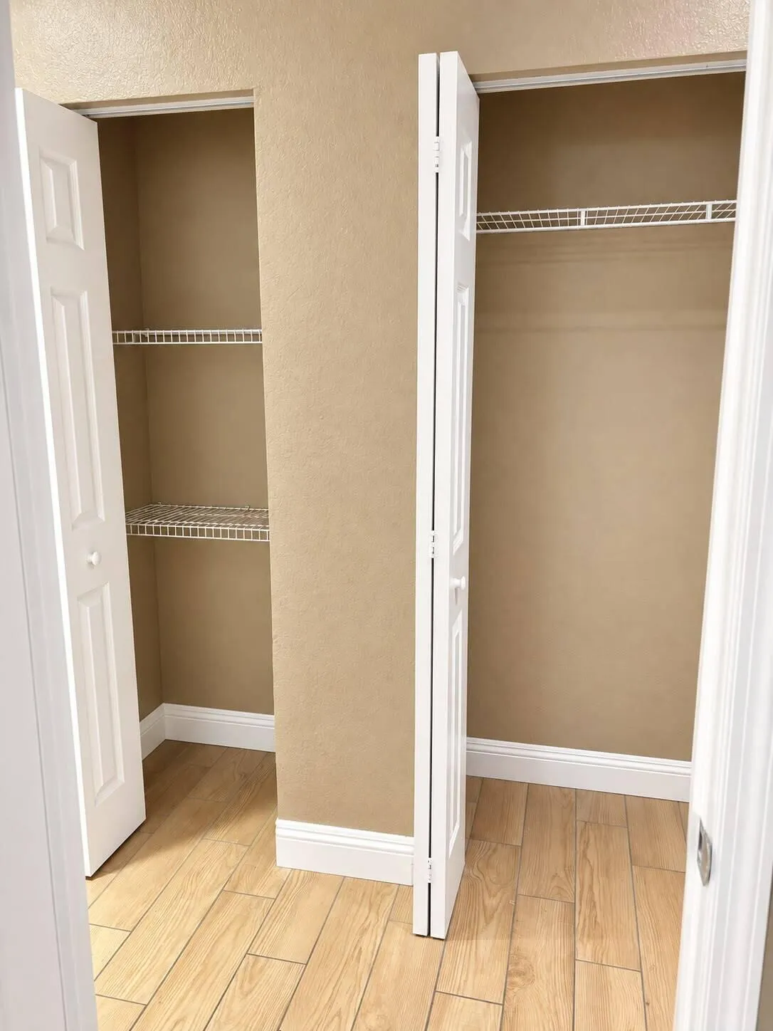 Additional storage closets