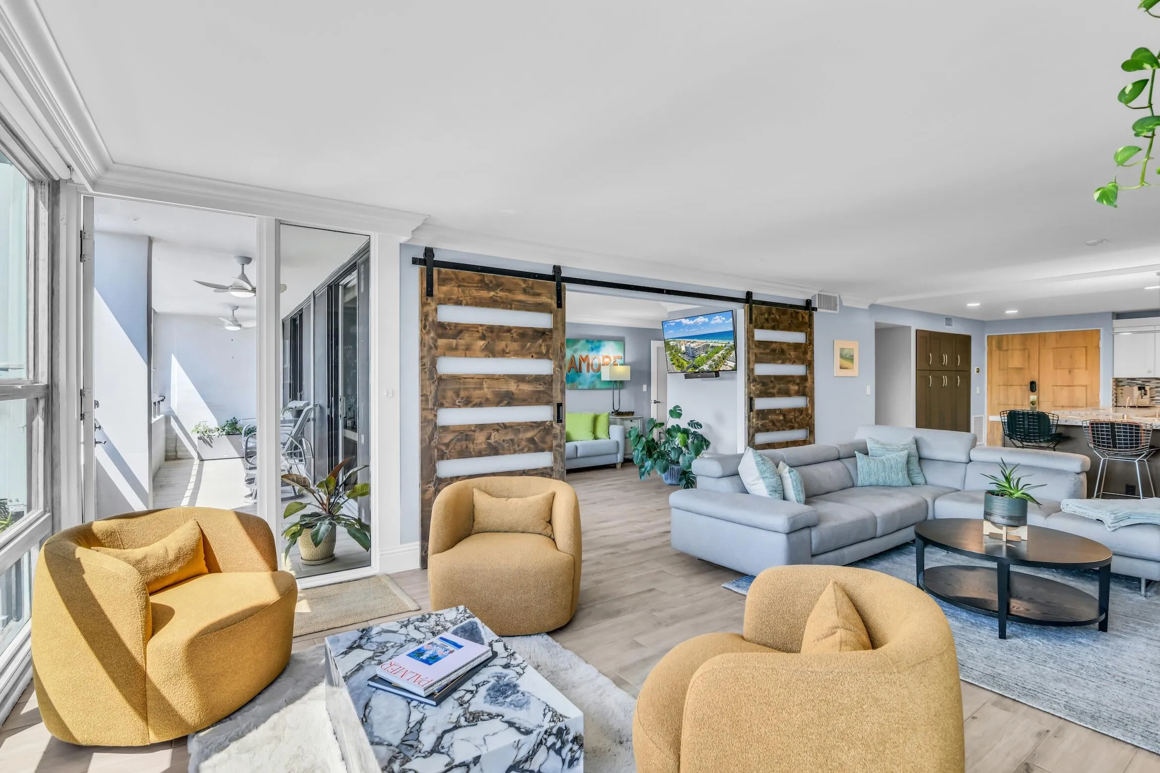 Expansive living area for effortless entertaining with access to the spacious balcony