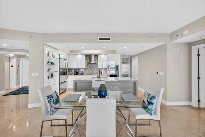Dining area creates an inviting open-concept space ideal for entertaining.