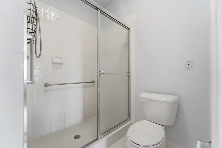 Enclosed walk in shower