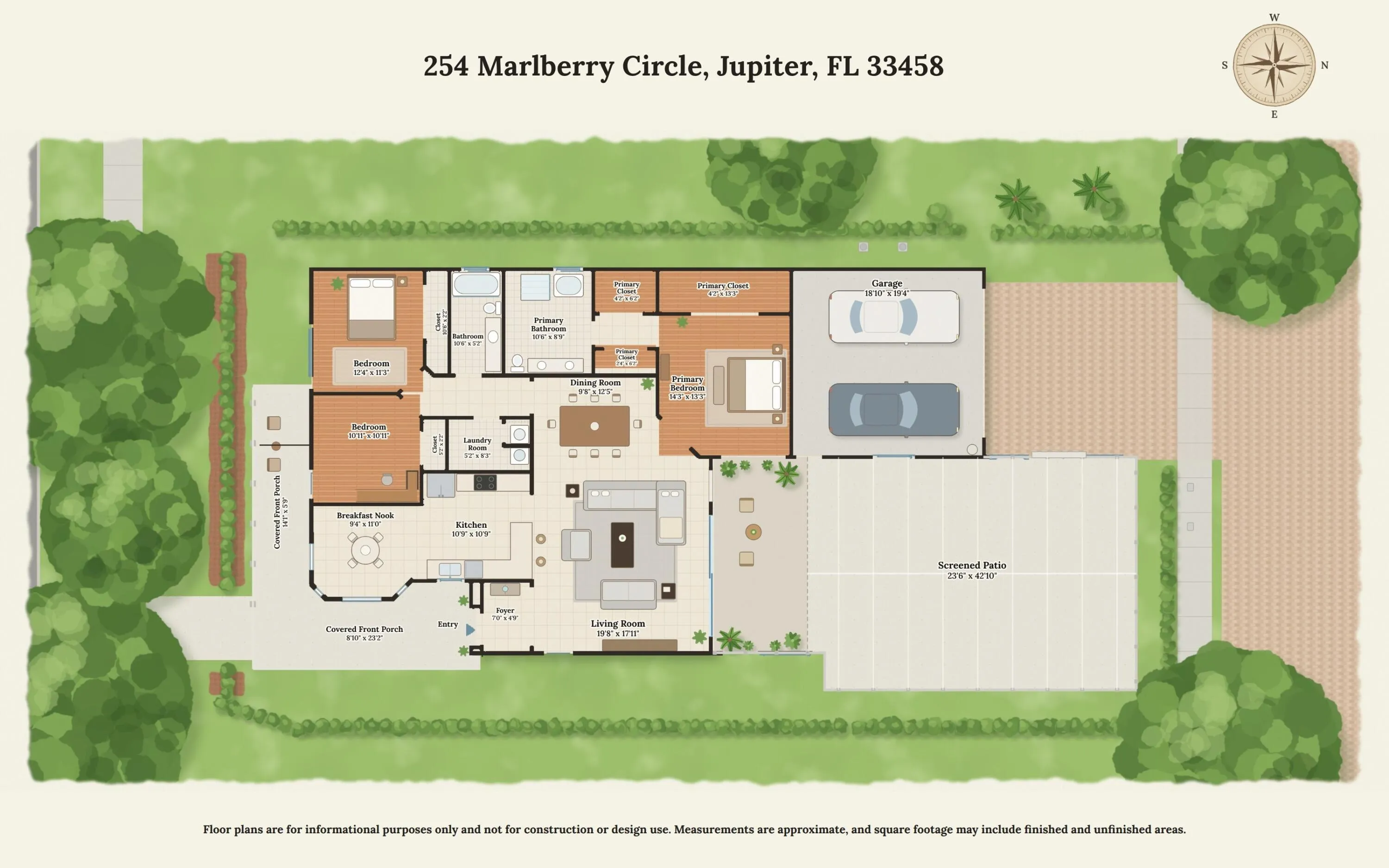 Floor Plan No Pool - 254 Marlberry Cir