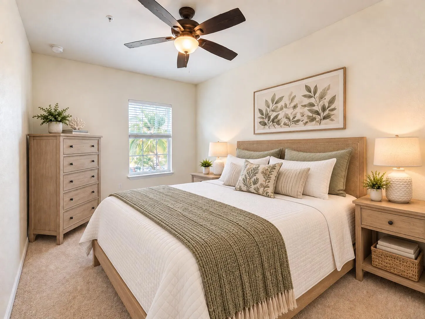 Virtuall Staged Guest Bedroom #1