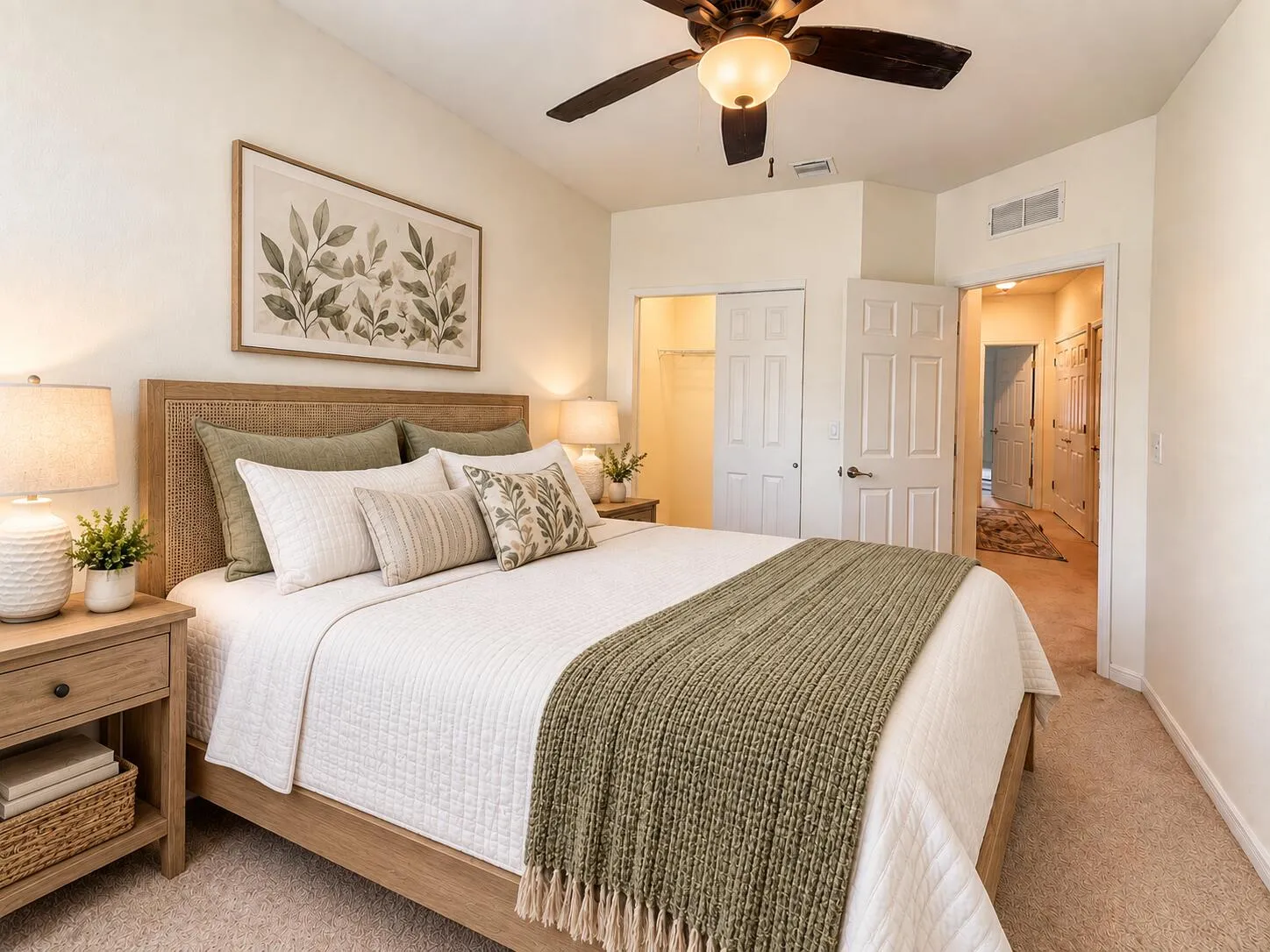 Virtuall Staged Guest Bedroom #1