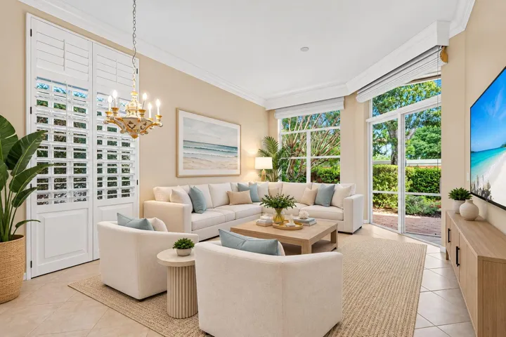 Virtually Staged Family Room