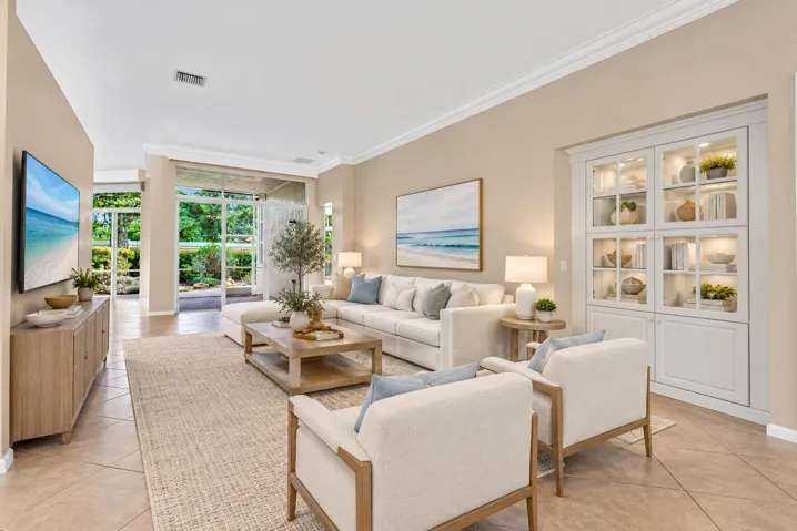 Virtually Staged Living Room