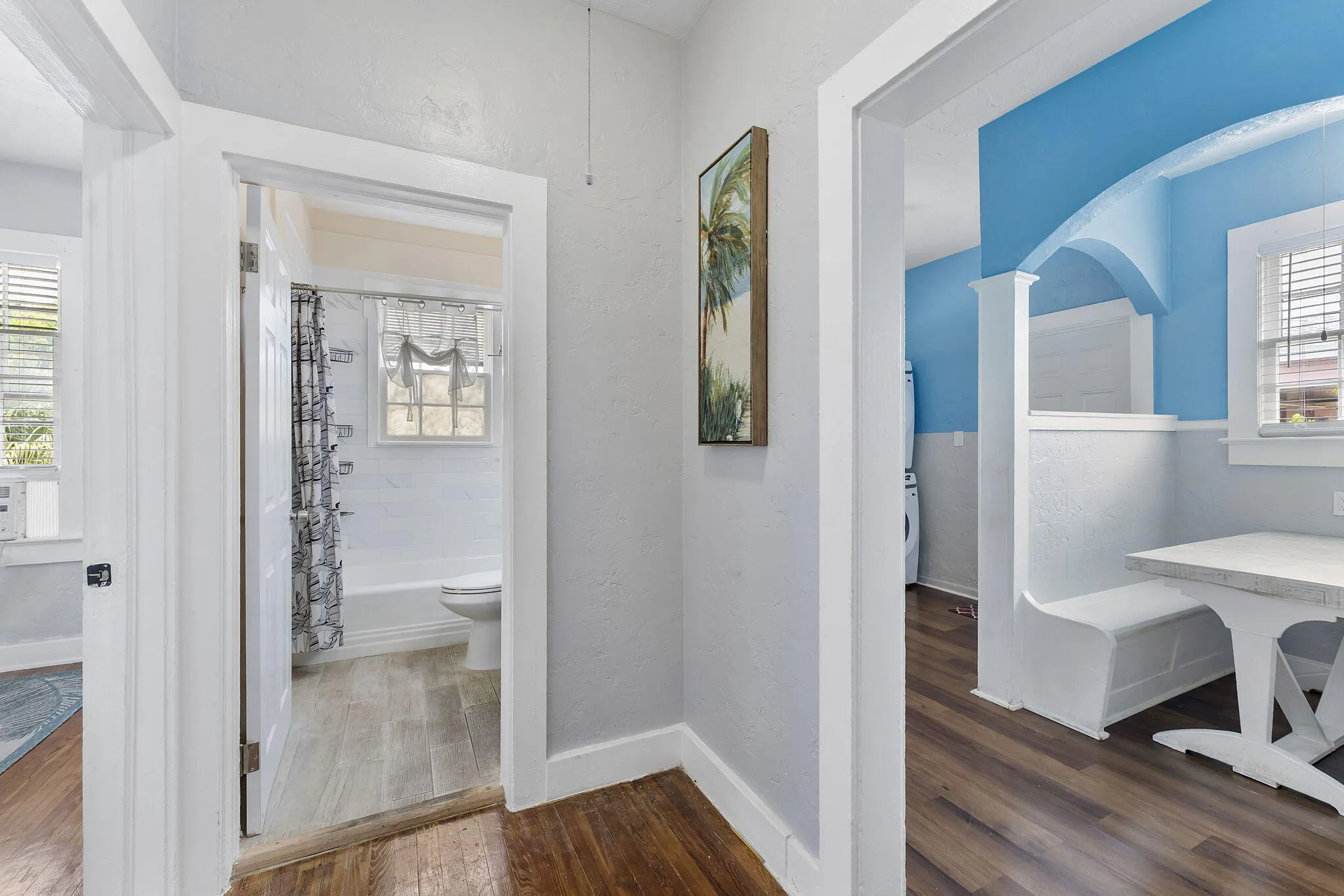 Bathroom and Dining area