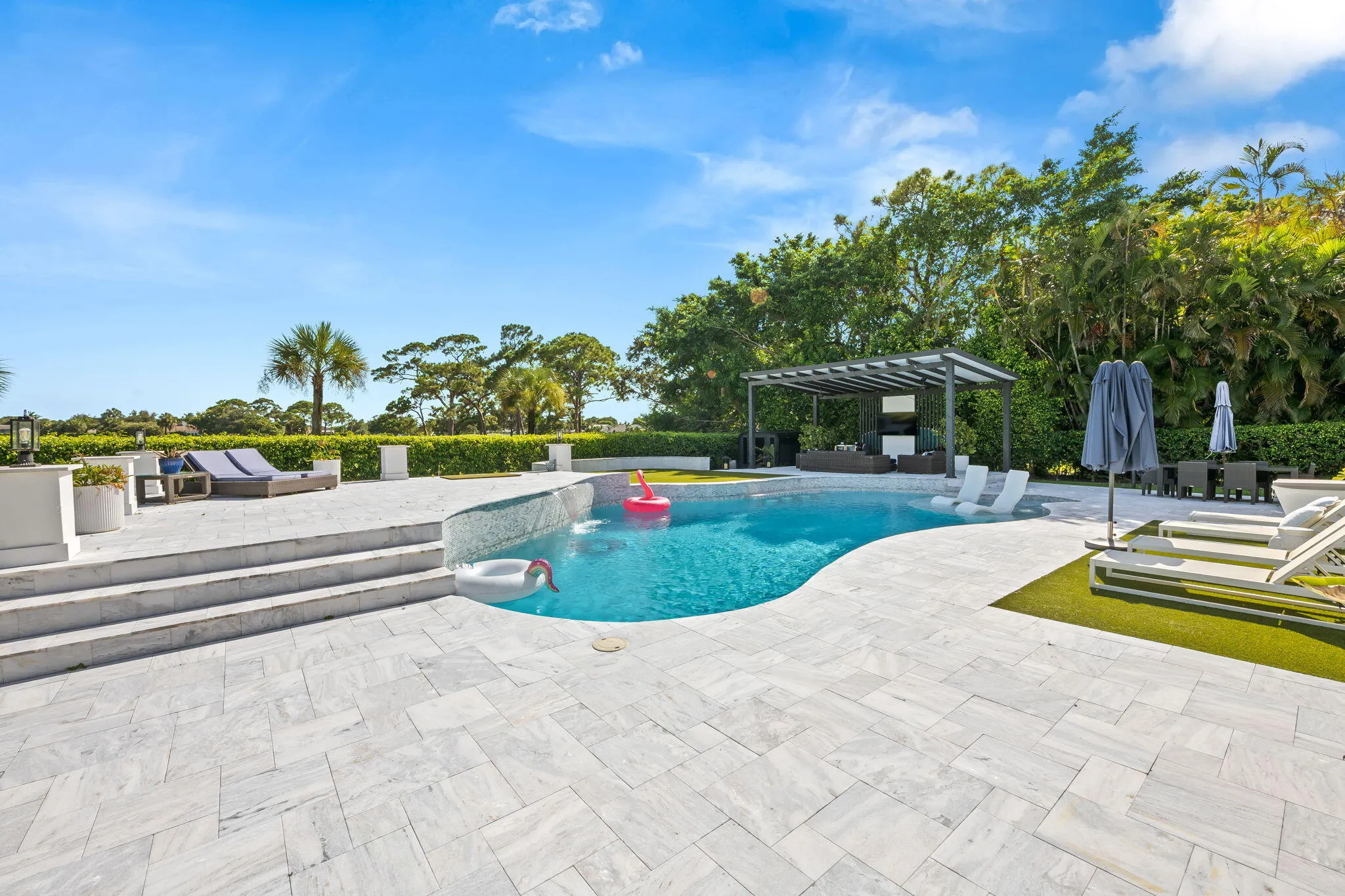 Pool area