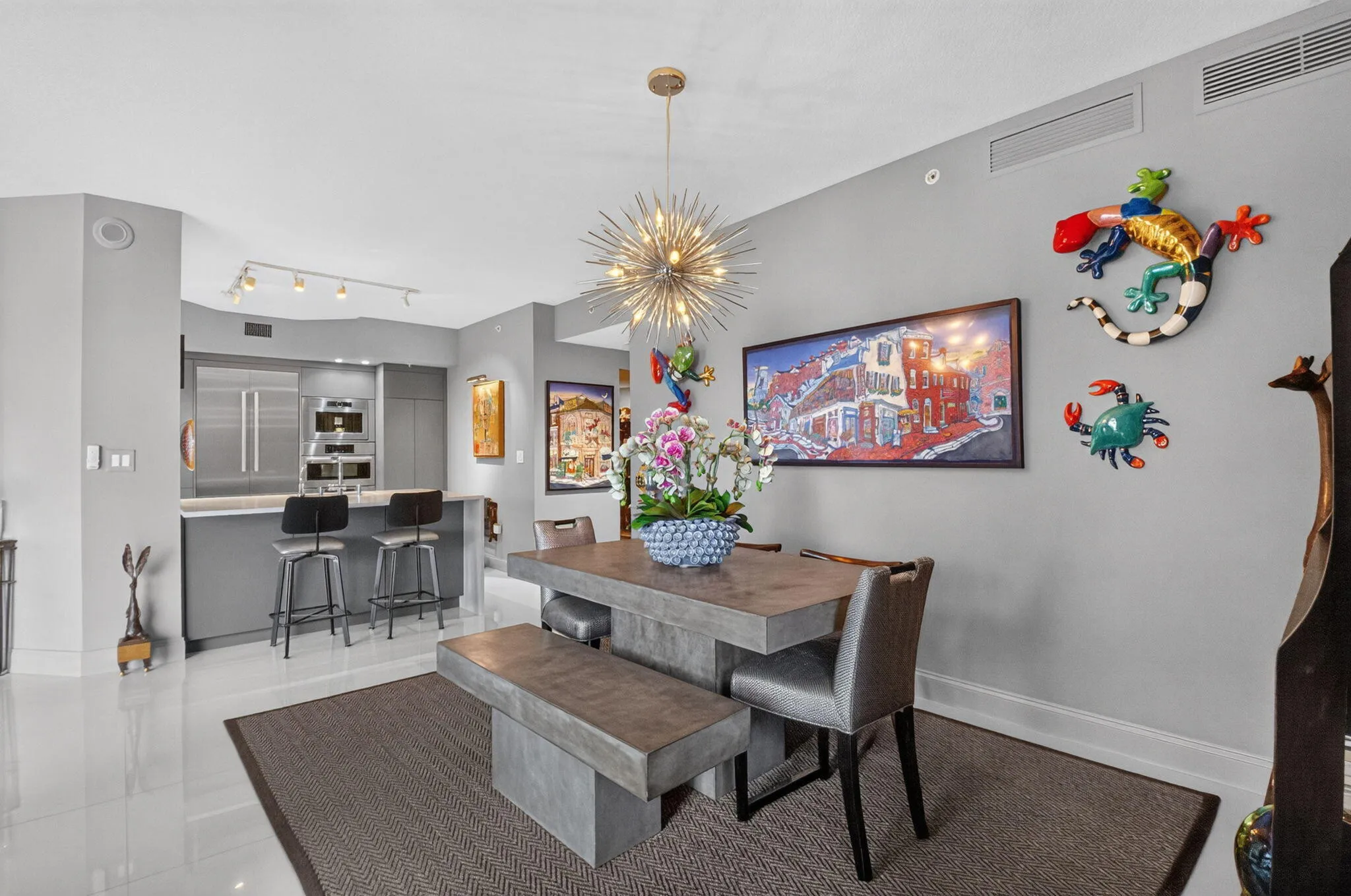 Dining Area and Extended Breakfast Bar