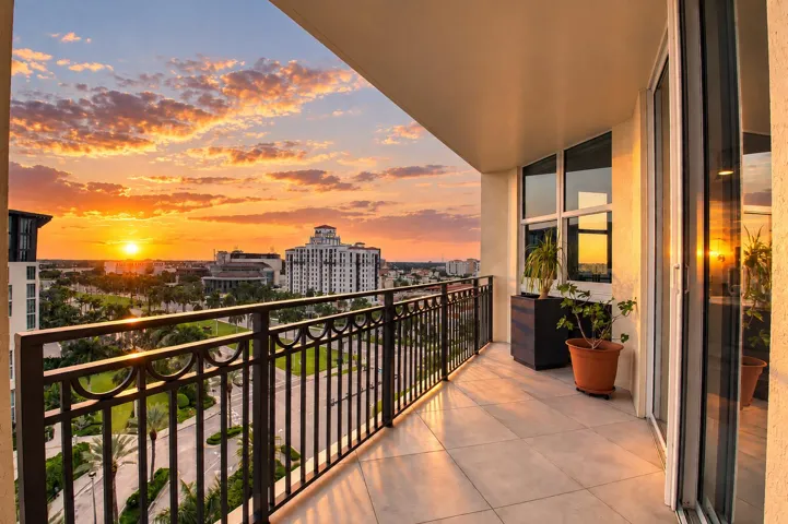Balcony Views at Sunset