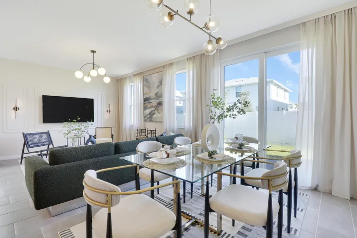 Living and dining combo, view B