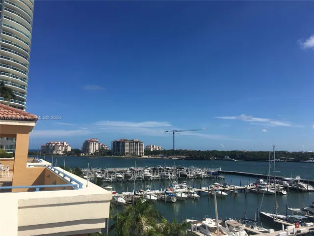 View of Marina and Fisher Island.
