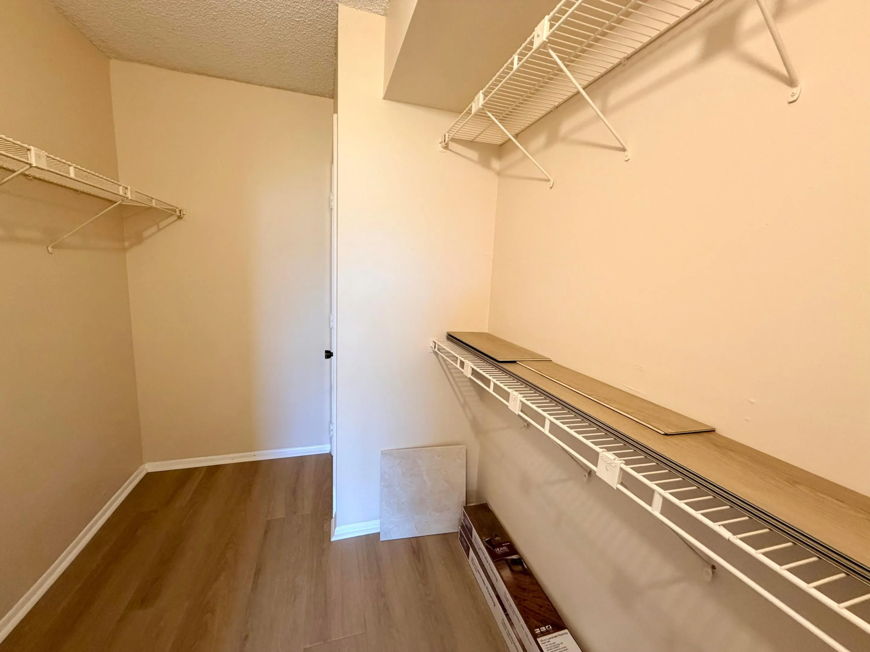 Primary closet