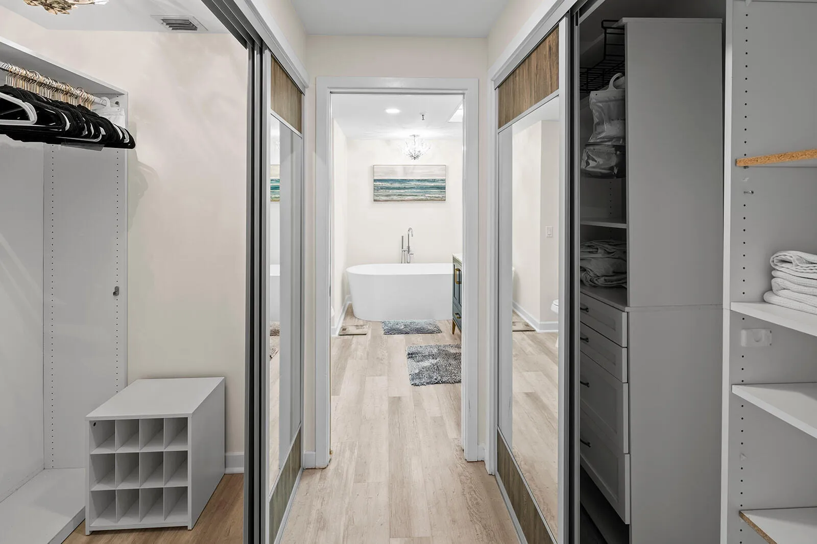 Primary closets