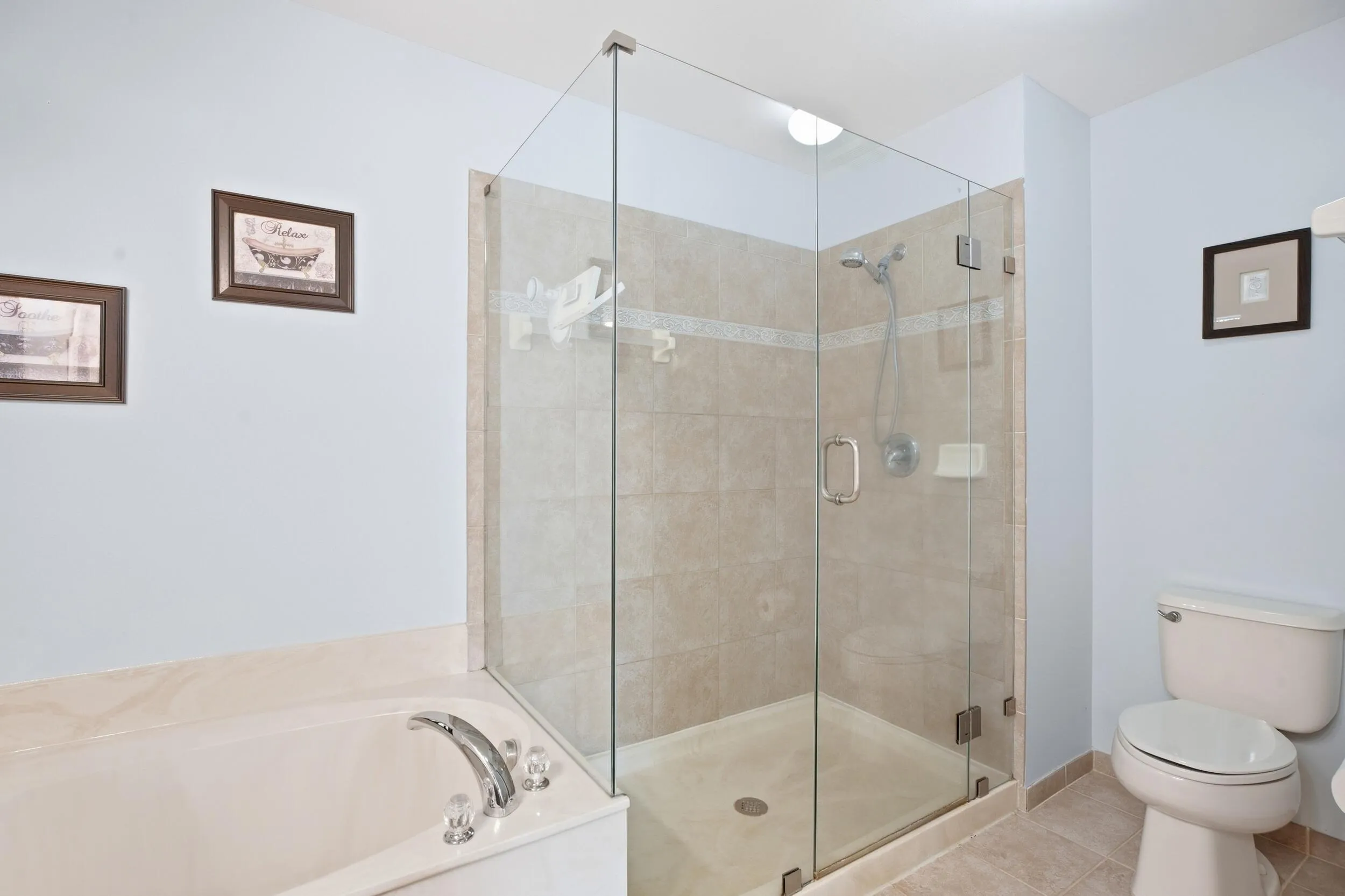 Separate shower