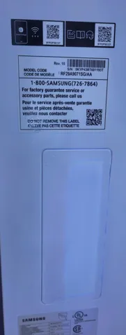 Fridge info