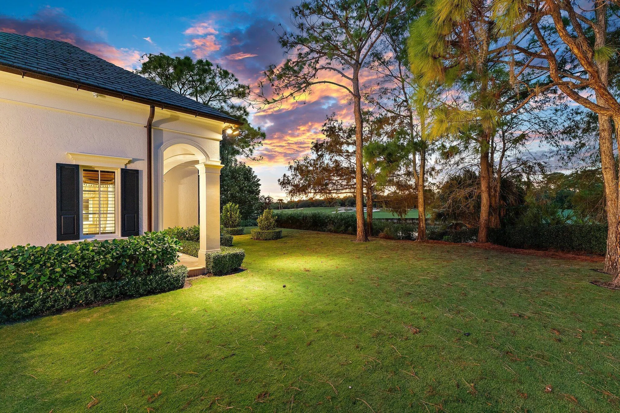 Rear Lawn