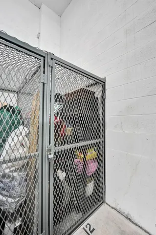 Storage Unit included with the unit