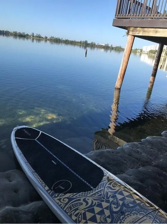 paddle boarding