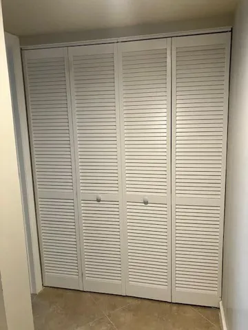 large closet in hall