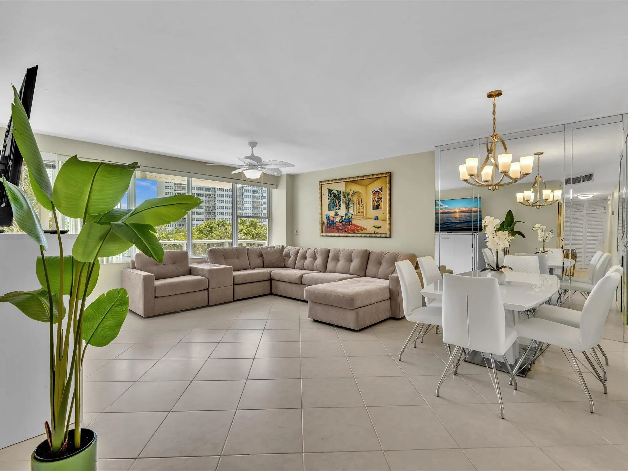 Dining and Living Area