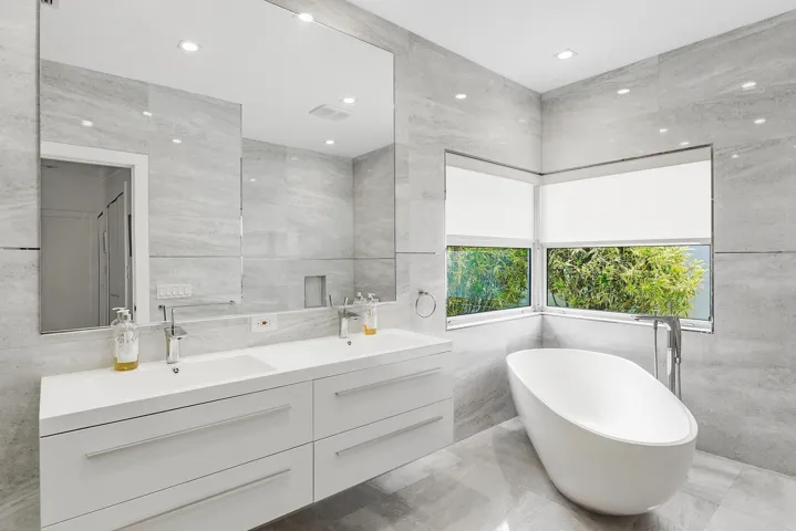 her bathroom
