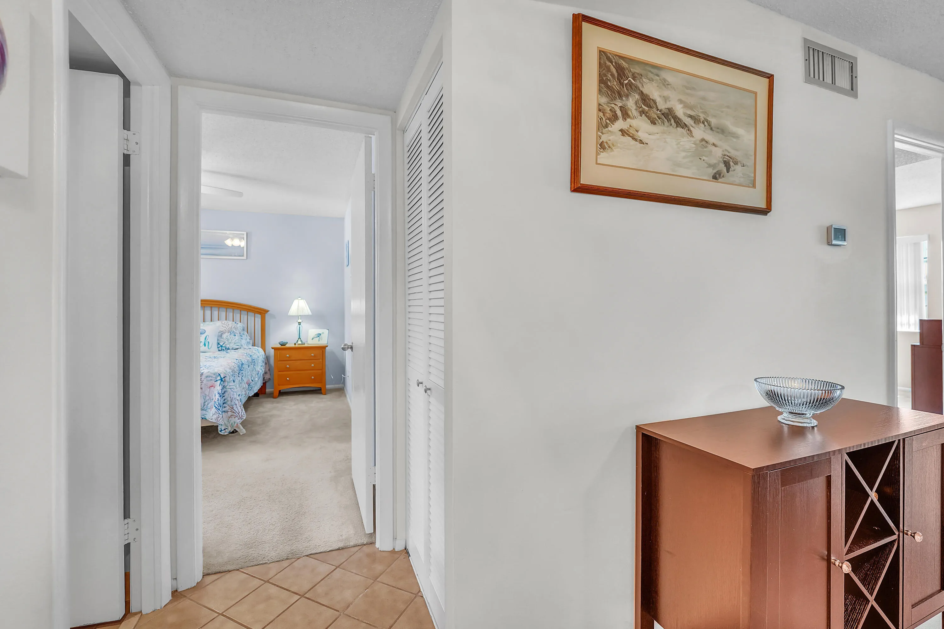 Guest room to the left of entry