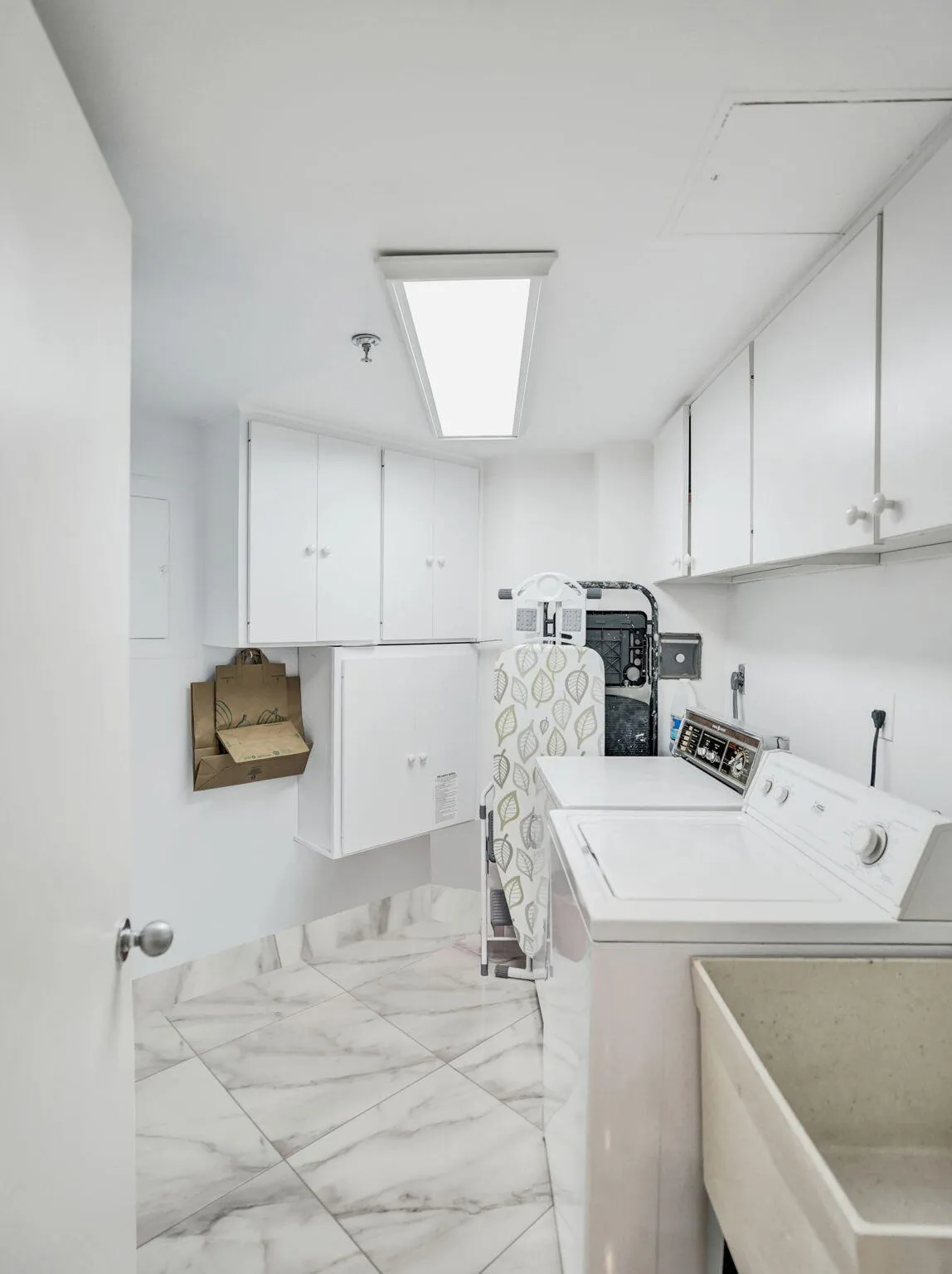 In-unit laundry room