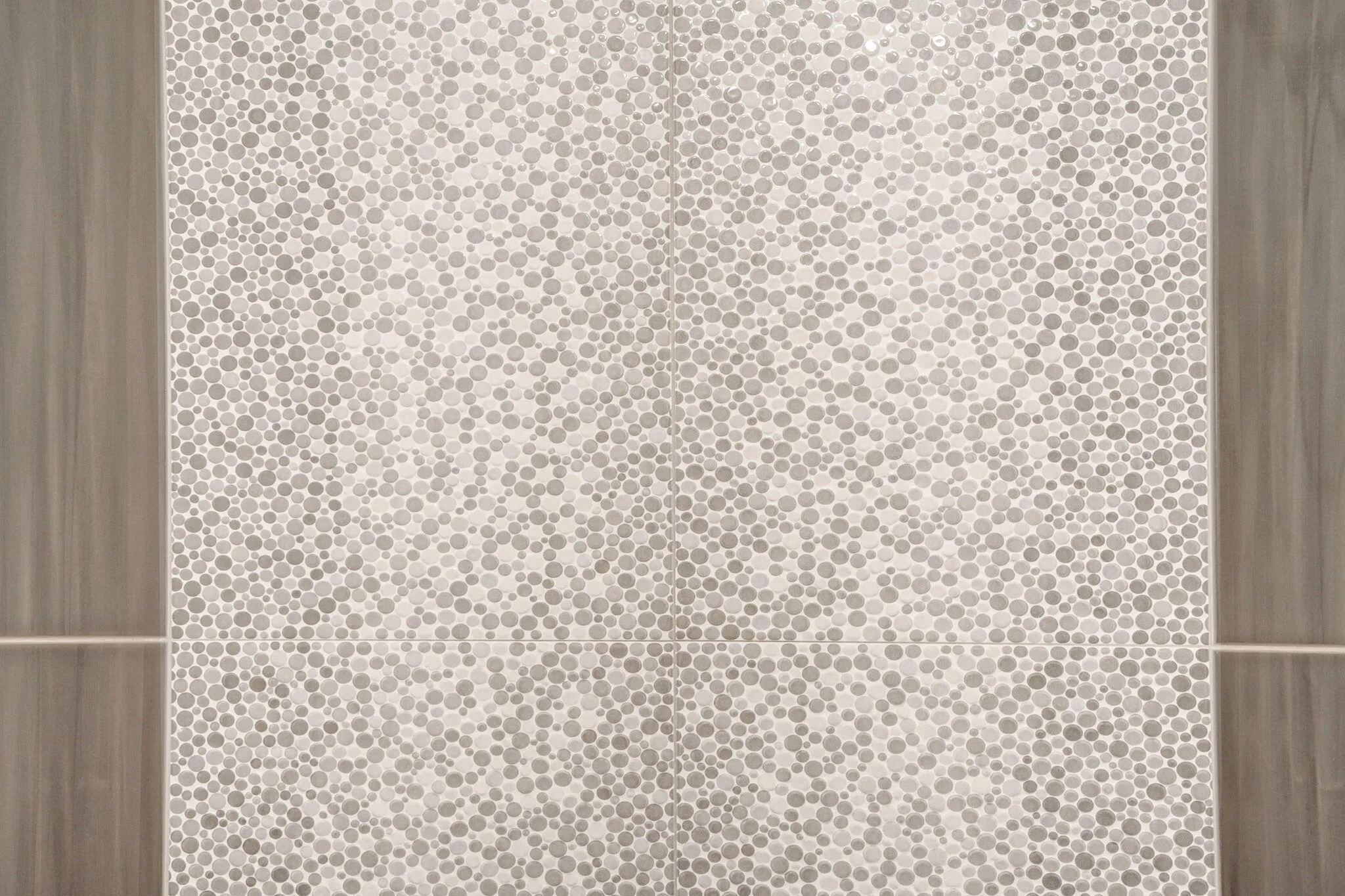 Decorative shower-tile detail