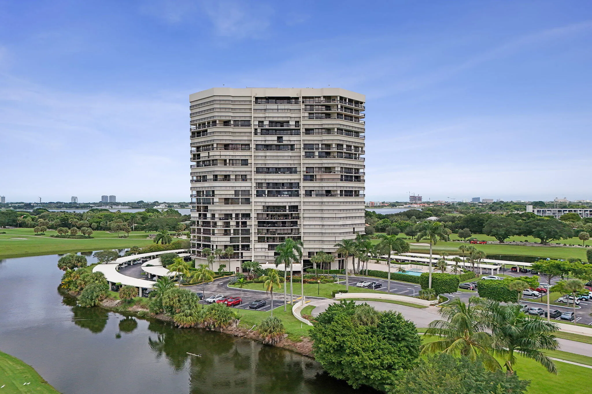 The Consulate exterior and waterfront setting