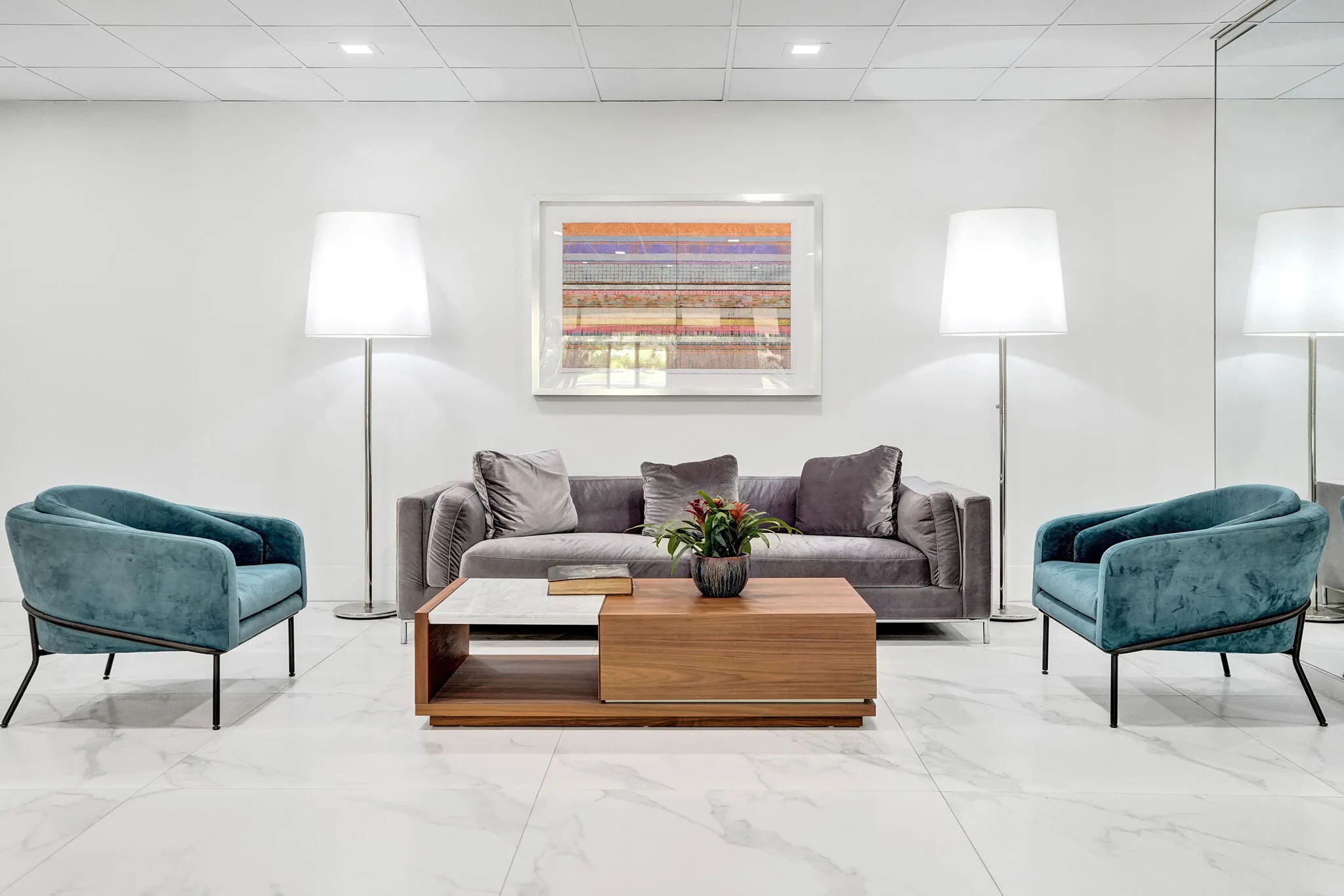 Comfortable community lounge