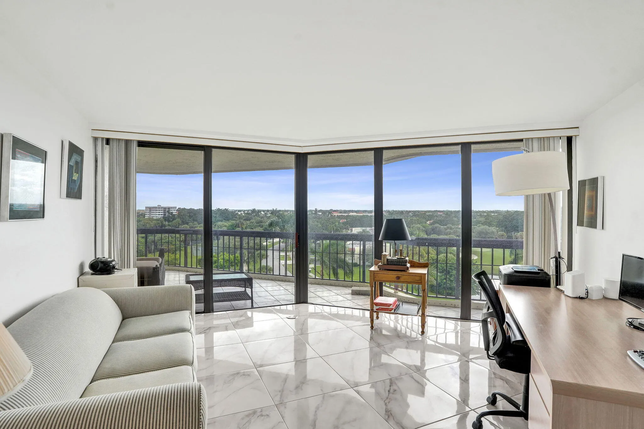 Bedroom or office with balcony access