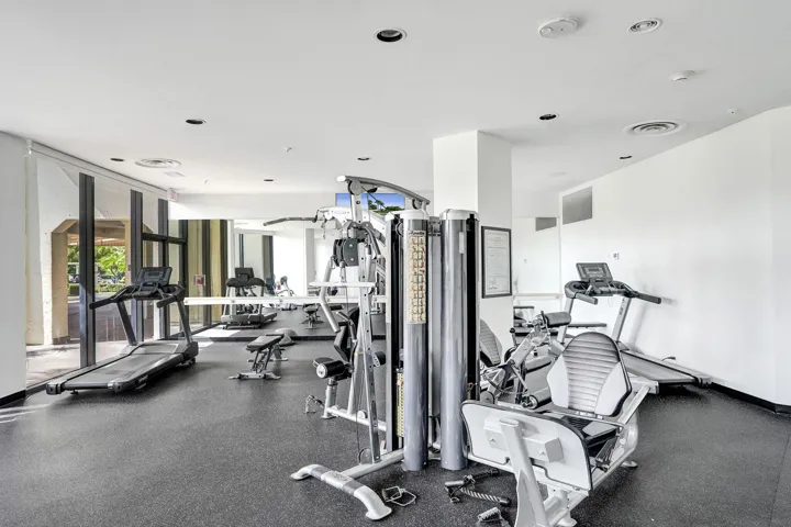 Well-equipped community fitness center